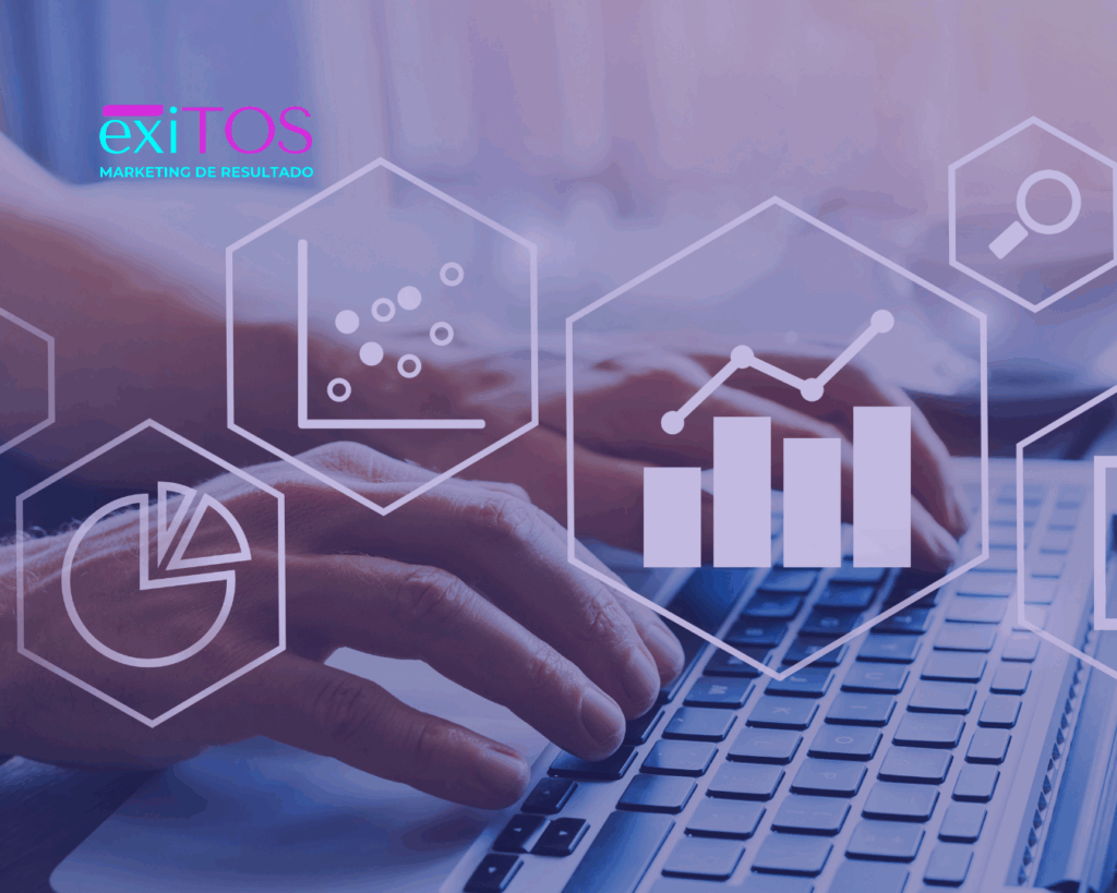 Profissional de marketing trabalhando para elevar os resultados dos nossos clientes